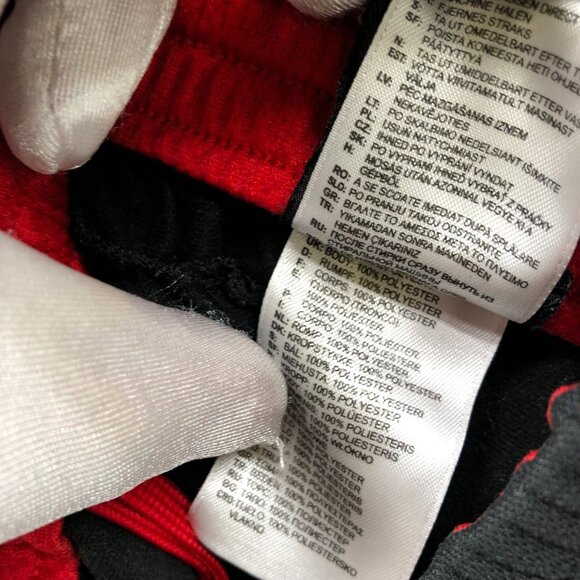 Adidas Black Track Pants Mens M Straight Leg Sweatpant Zip Pockets Drawstring - Picture 5 of 12